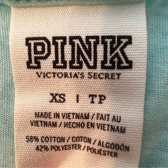 PINK Victoria’s Secret Rhinestoned Embellished Muscle Tank Top XS - Picture 4 of 4